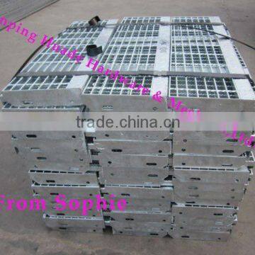 serrated anti skid concrete steel grating