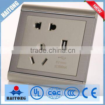 Factory supply 5pin socket USB wall socket with the best quality