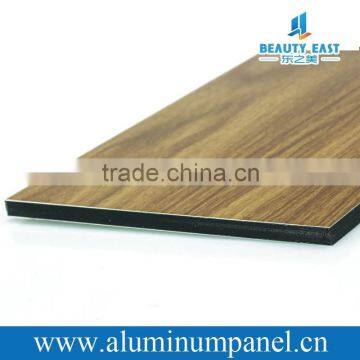 wood grain Waterproof aluminum composite pane