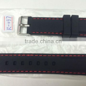 Silicone band wristband watch band