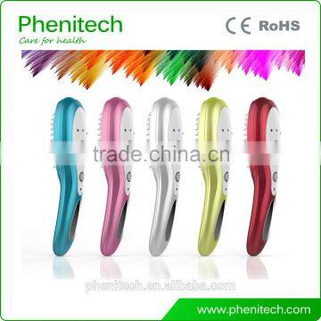 2016 Portable electric vibrating Health and Care Hair Growth Comb