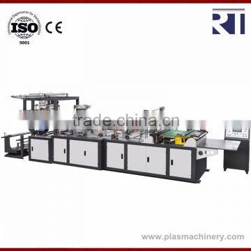 Automatic slider zipper PE bag making machine