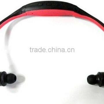 wireless sport headset mp3 player with FM radio