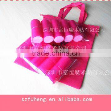 hair roller hot pink