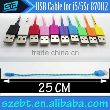 New Coming Braided USB Cable for Apple iPod Data Transfer and Charging