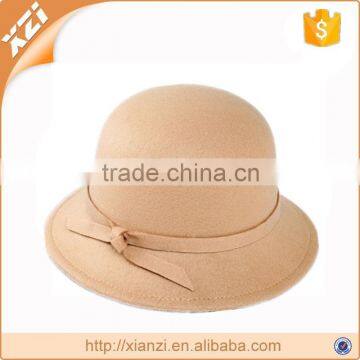 Polyester Ladies Bowler Hat Thicken Winter Outdoor Necessary Beautiful Hat photo-3