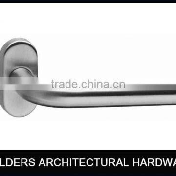 stainless steel interior tube door handles with oval cover for middle east