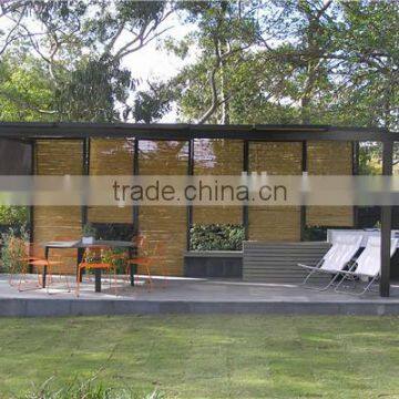 recycled backyard outside hollow composite wood decking wpc decking aluminum pergola