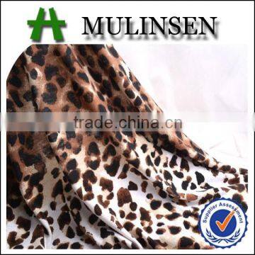 2015 Hot sell design Mulinsen textile polyester spun spandex fabric for apparel