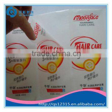 pvc transparent stickers printing