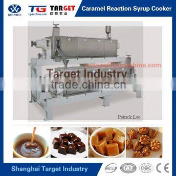 Professional Rich Caramel Flavor Toffee Mass Cooker Eight Cabinet Continuous Reaction Vessel