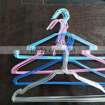 Custom Hot Selling Strong Thick Plastic Clothes Galvanized Wire Hanger