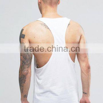 Custom Muscle Tank Top Wholesale Plain White Stringer Tank Top photo-3