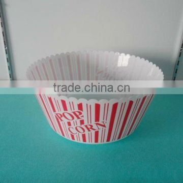 4.8L Round Plastic Popcorn Bowl