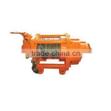 2t Air Rope Single Drum Pneumatic Driven Winch