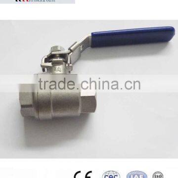 DN10-DN100 ANIS 316 1000wog 2WAY inox full bore ball valve