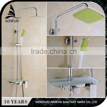 Fashion Design rainfall shower faucet set,bathroom shower head set