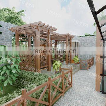 Garden Pergola Steel Turtle Bridge