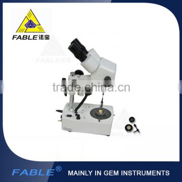 Fable professional Strong sense of three-dimensional Generation 3rd Straight arm type Gem Microscope With F17 binocular lens