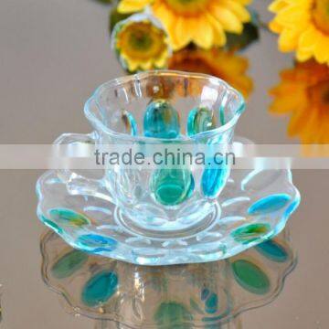 cheap whosale tea glass cup and saucer