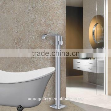 Modern Style Floor-Mounted Brass Bath Tap