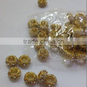10x6mm gold plating stainless steel spacer for jewelry