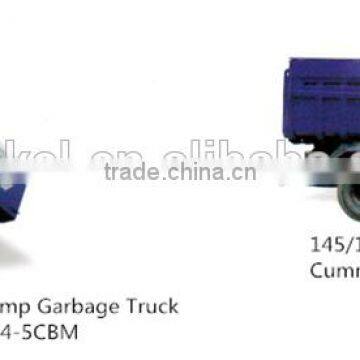 New Condition HOWO 6m3 Waste Compression Type Garbage Truck, Side Loading Garbage Compactor Truck, Rear Garbage Compactor Truck photo-5