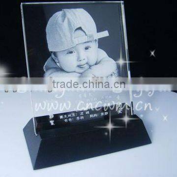 3d laser crystal,baby photo frames for home decoration & gifts