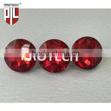 25mm red upholstery crystal buttons for bed manufacturing