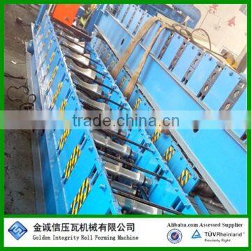 metal roof ridge cap making machine