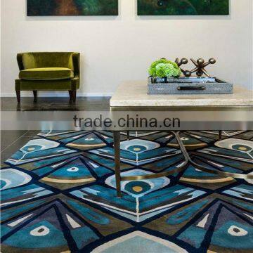 High-end wool hand tufted floral design carpet, Home Rugs