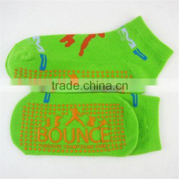 trampoline sock manufacturer	C-73	wholesale cotton custom non slip trampoline socks