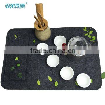 eco-friendly new design silicone felt coasters