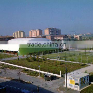PVC Tensile Fabric Architecture Membrane Structure With T-UV Zero for Turnkey Tennis Court Coverings and Ground photo-4