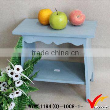handmade vintage chic colorful wooden stools