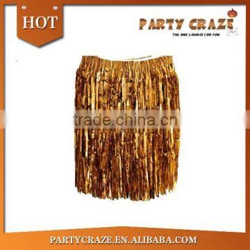 Luau solid color tinsel kids hula skirt