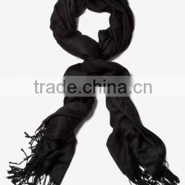 Black Viscose Pashmina scarf