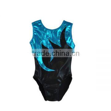 custom newest girls gymnastics leotards customized Sleeveless children gymnastic leotards