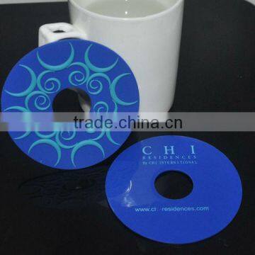 guangzhou factory custom cheap price plastic roller 2d soft pvc coaster