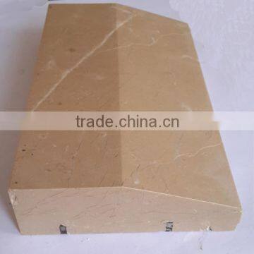 Decorative ogee marble stone chair rail moulding