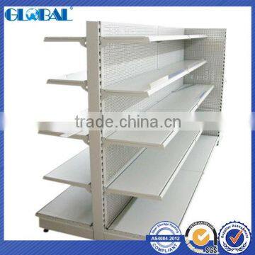 Gondola Shelving of customized system/perforated panel shelving