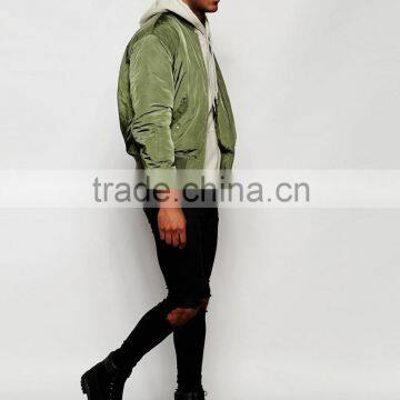 Daijun Good Quality Oversized no Zipper White Sting Causal Fleece Plain Custom Men Hoodies photo-4