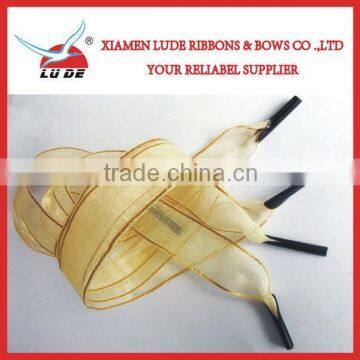 satin ribbon handle for gift packing use