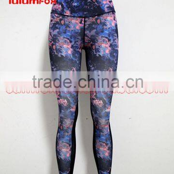 280-1 OEM 87%NYLON 13%SPANDEX Sublimated Mesh Stitching Women GYM Custom Wholesale Leggings