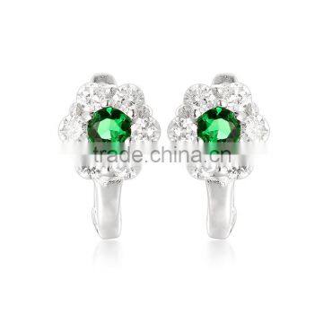 Green Stone Jewelry Earrings for Women Daily Wear