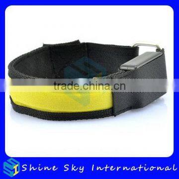 Top Quality Hot Sell Durable Nylon Led Glowing Armbands