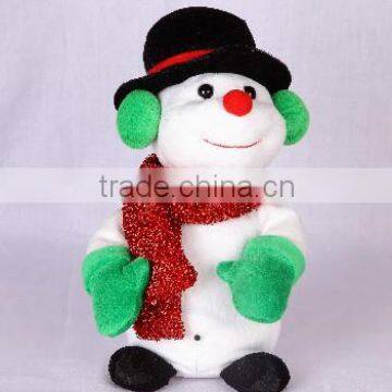 Singing and Dancing stuffed plush toy christmas break dancer Snowman