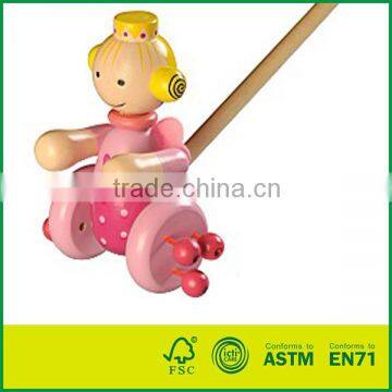 Push Along Animal Toy Wooden Walking Toys