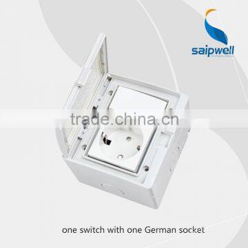 Switch And Socket With Transparent Cover Outdoor Socket(SP-SRS)