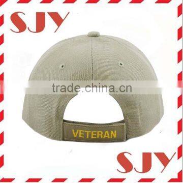 High Quality 6 Panel Custom 3d Embroidery Military Baseball Cap photo-2